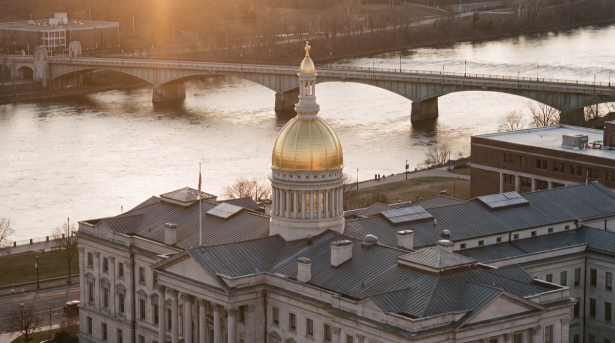Trenton, New Jersey — golden-hour city view