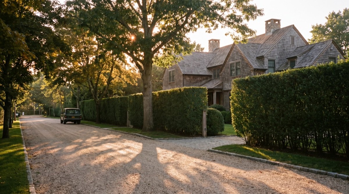 Southampton, New York — golden-hour city view