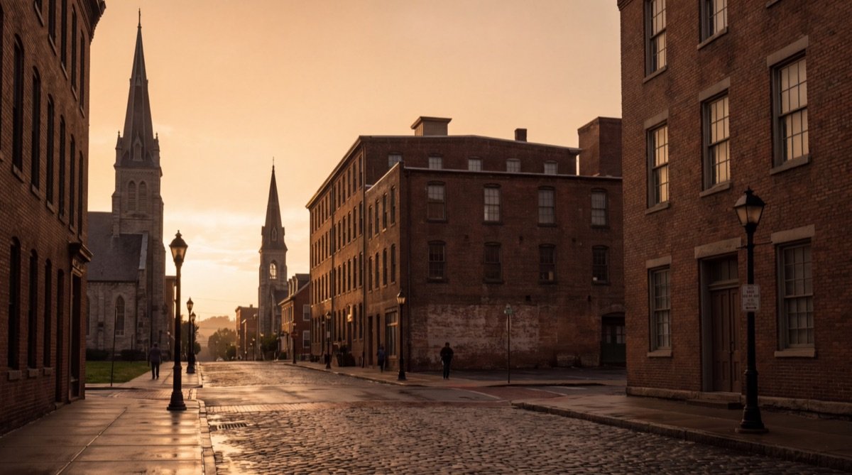 Allentown, Pennsylvania — golden-hour city view