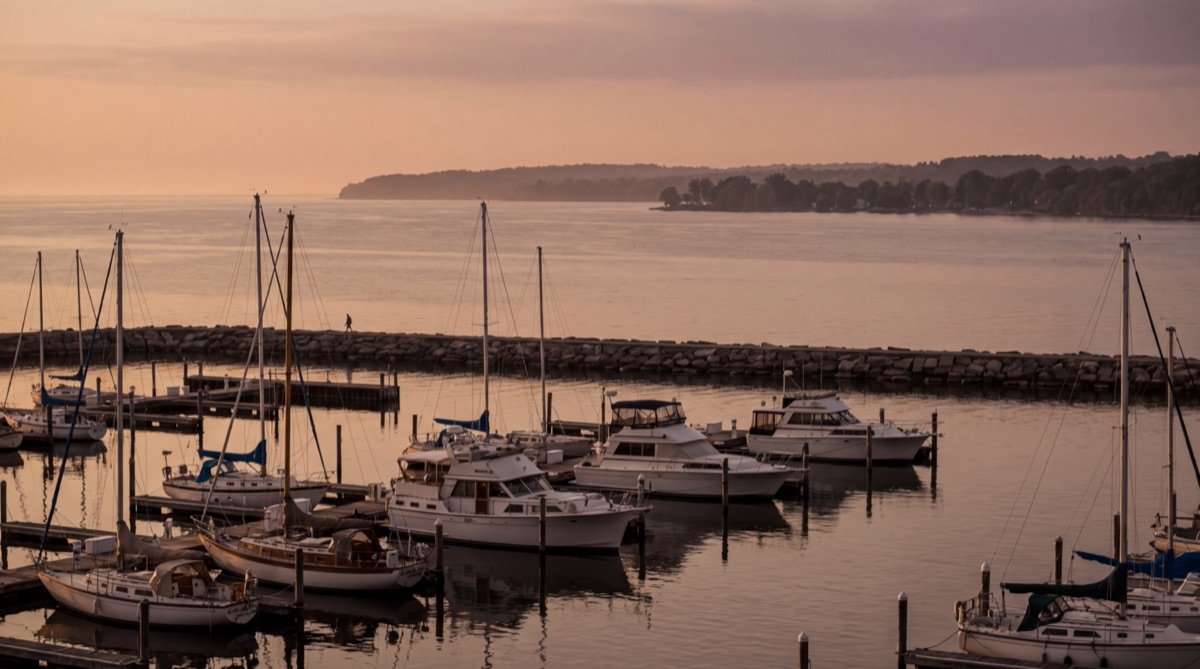Erie, Pennsylvania — golden-hour city view