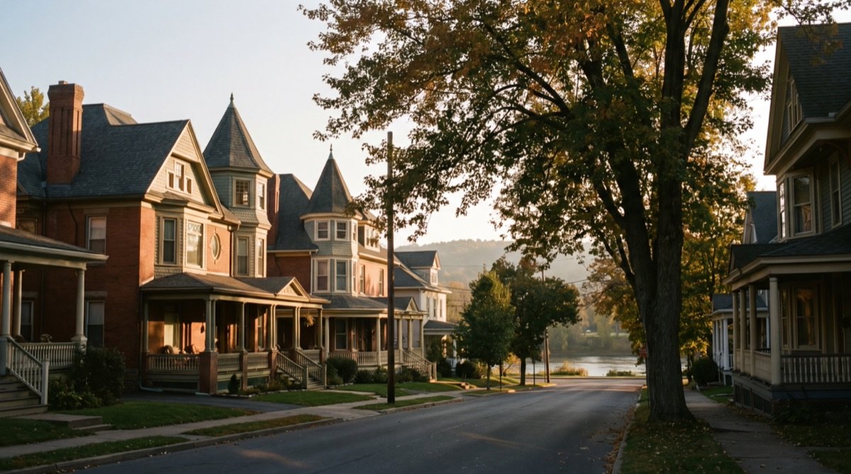 Williamsport, Pennsylvania — golden-hour city view