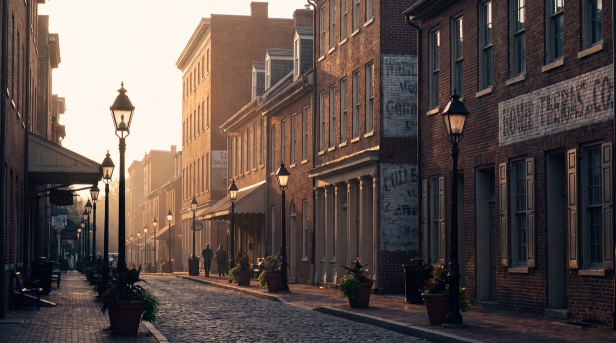 York, Pennsylvania — golden-hour city view