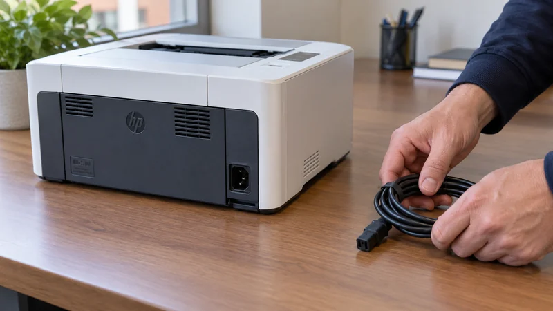 Provider groups a released printer and its own disconnected cable