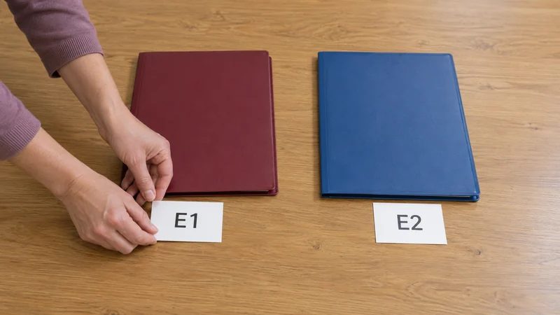 Group event materials separately from retained collections Organizer groups presentation folders for an agreed event