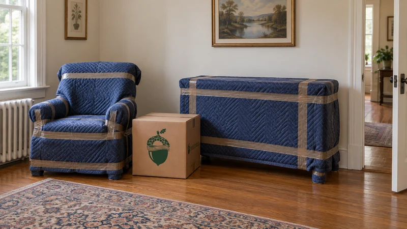 Retained protected furniture waiting in a suitable dry room Retained protected furniture waiting in a suitable dry room