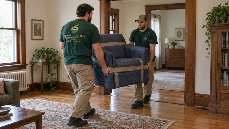 A protected chair carried into a temporary receiving room A protected chair carried into a temporary receiving room