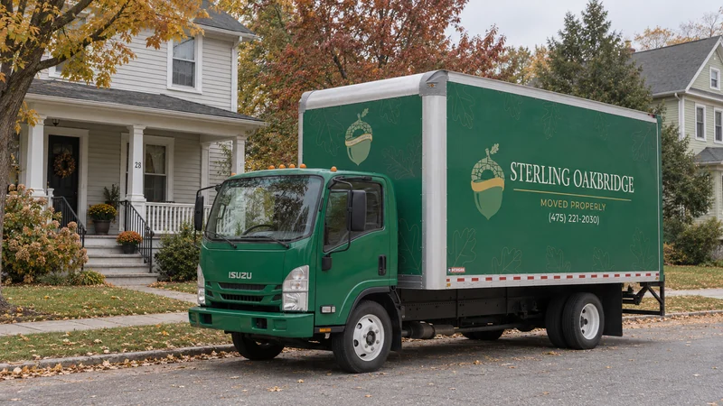 A green truck at a representative Glens Falls porch-front pickup setting A green truck at a representative Glens Falls porch-front pickup setting