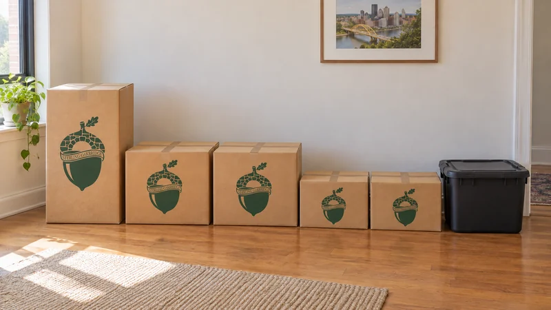 A smaller pickup group of correctly proportioned sealed cartons and a customer tote A smaller pickup group of correctly proportioned sealed cartons and a customer tote