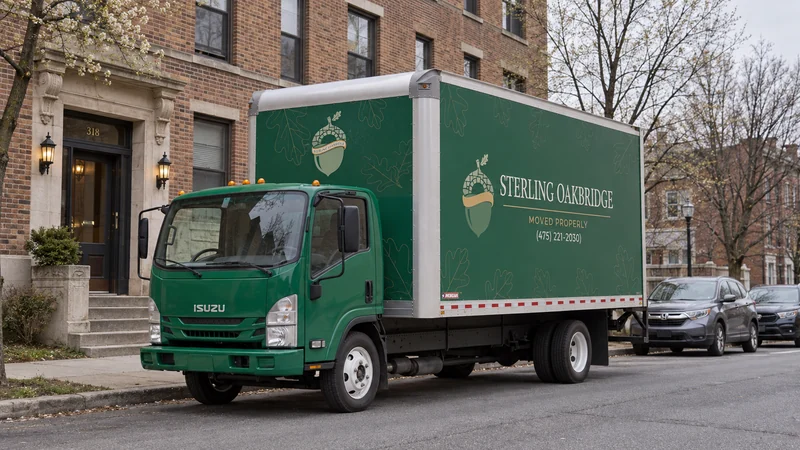 A green truck beside a representative Utica apartment pickup setting A green truck beside a representative Utica apartment pickup setting