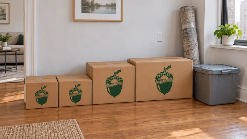 A smaller selected shipment with Book, medium and broad linen cartons