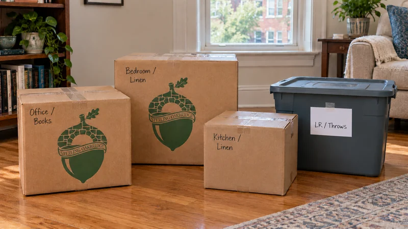 Identified cartons and a customer tote in a smaller Worcester pickup group Identified cartons and a customer tote in a smaller Worcester pickup group