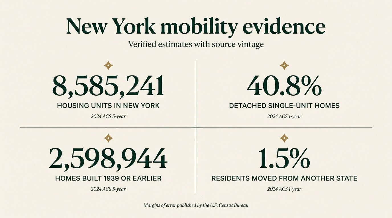 New York mobility evidence — verified Census estimates with source vintage