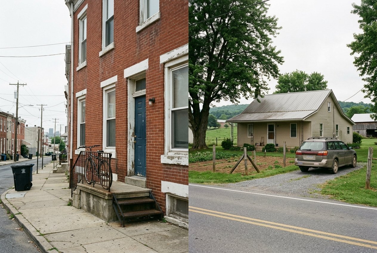 Urban and rural Pennsylvania moving conditions Urban and rural Pennsylvania moving conditions
