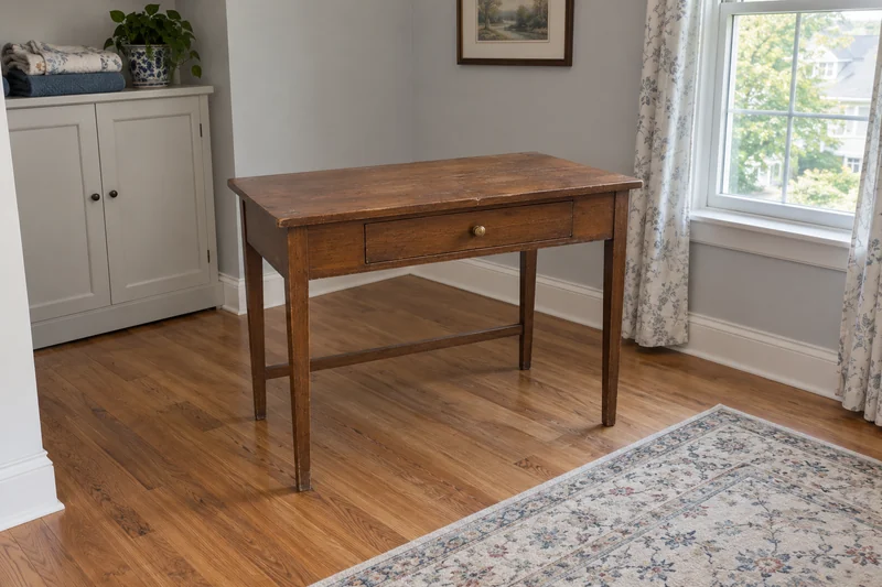A worn writing desk reviewed after an illustrative relative’s temporary stay in Stockton A worn writing desk reviewed after an illustrative relative’s temporary stay in Stockton